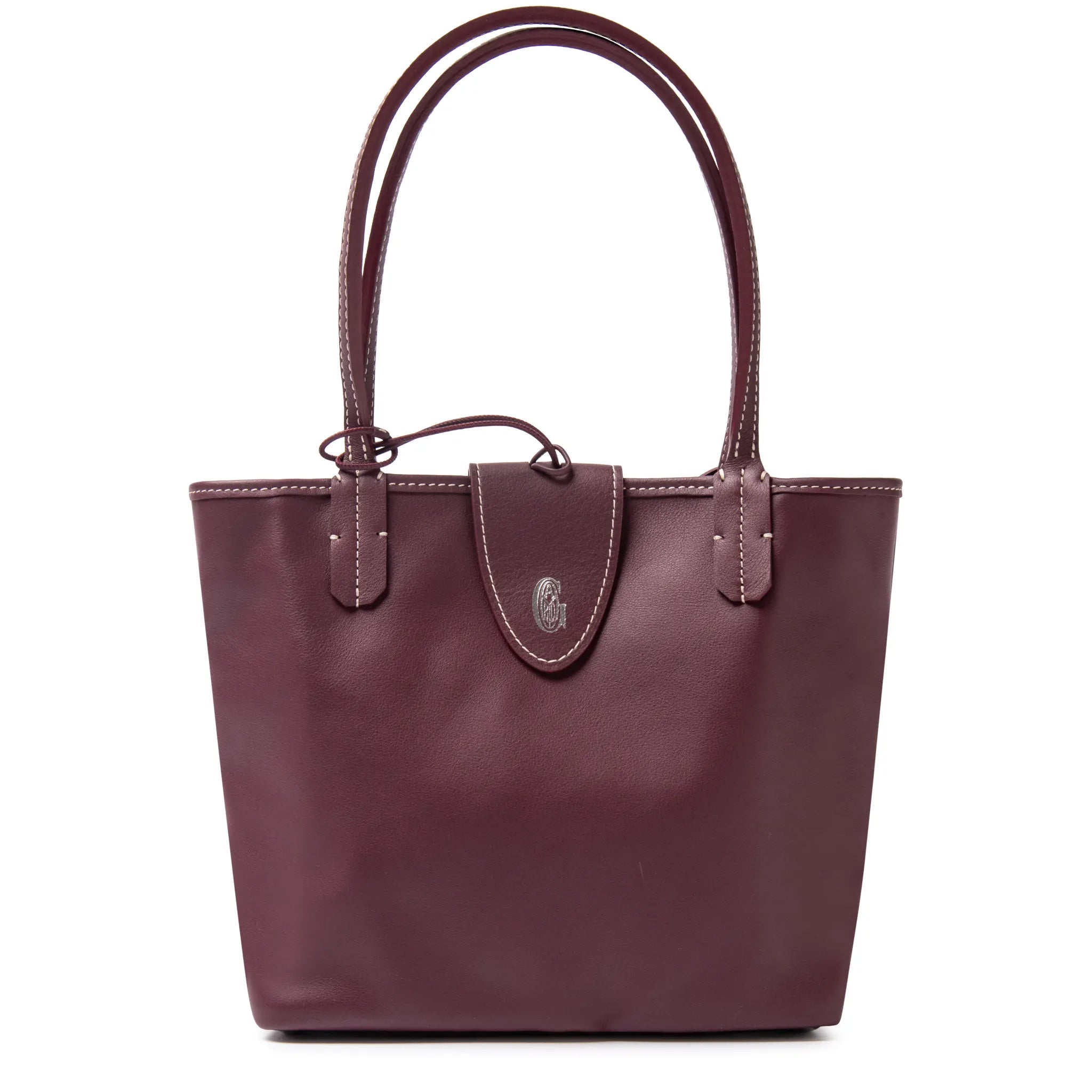 Front View of Goyard Anjou Mini Burgundy BagANJCROMINCG33TY33P